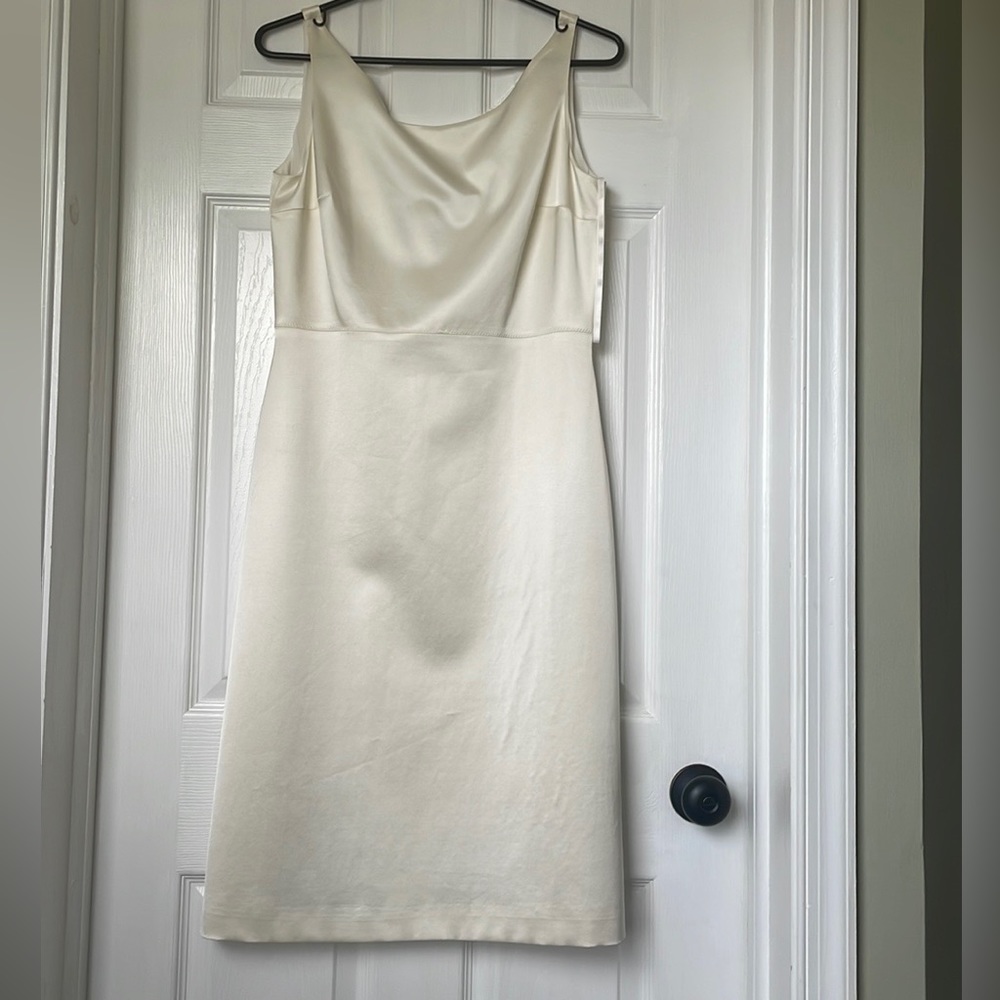 Wool and rayon dress